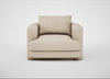 Rafi Armchair Brushed Cotton Oat / Non-Swivel