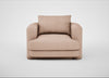 Rafi Armchair Capelo Linen-Cotton Rosedale / Non-Swivel