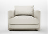 Rafi Armchair Chunky Boucle Ecru / Non-Swivel