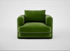 Rafi Armchair Smart Luxe Velvet Grass / Non-Swivel