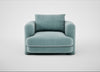 Rafi Armchair Smart Luxe Velvet Mineral Blue / Non-Swivel