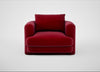 Rafi Armchair Smart Luxe Velvet Mulberry / Non-Swivel