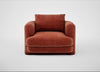Rafi Armchair Smart Luxe Velvet Tawny / Non-Swivel
