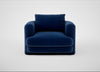 Rafi Armchair Smart Velvet Dusk / Non-Swivel
