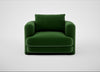 Rafi Armchair Smart Velvet Forest / Non-Swivel