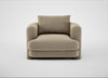 Rafi Armchair Boucle Velvet Rocky / Non-Swivel