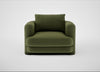 Rafi Armchair Boucle Velvet Wilder / Non-Swivel