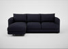 Rafi Left Hand Facing Chaise Sofa Boucle Indigo