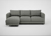 Rafi Left Hand Facing Chaise Sofa Boucle Tweed Lapis