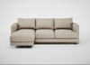 Rafi Left Hand Facing Chaise Sofa Broad Weave Putty