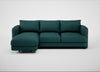 Rafi Left Hand Facing Chaise Sofa Brushed Cotton Pine