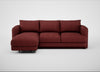 Rafi Left Hand Facing Chaise Sofa Capelo Linen-Cotton Etruscan Red
