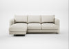 Rafi Left Hand Facing Chaise Sofa Chunky Boucle Ecru