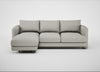 Rafi Left Hand Facing Chaise Sofa Melton Wool Limestone