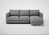 Rafi Right Hand Facing Chaise Sofa Boucle Steel
