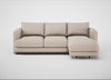 Rafi Right Hand Facing Chaise Sofa Boucle Tweed Pearl