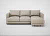 Rafi Right Hand Facing Chaise Sofa Broad Weave Putty