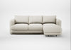 Rafi Right Hand Facing Chaise Sofa Chunky Boucle Ecru