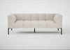 Quadro 3 Seater Sofa Loop Boucle Polar / Black