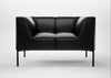 Quadro Armchair Leather Stonewash Black 263 / Black