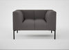 Quadro Armchair Loop Boucle Granite / Black