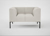 Quadro Armchair Loop Boucle Polar / Black