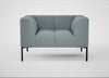Quadro Armchair Loop Boucle Sky / Black