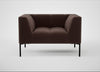 Quadro Armchair Nobilis Velvet Espresso / Black