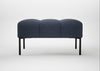 Quadro Ottoman Loop Boucle Navy / Black