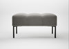 Quadro Ottoman Nobilis Velvet Dolphin / Black