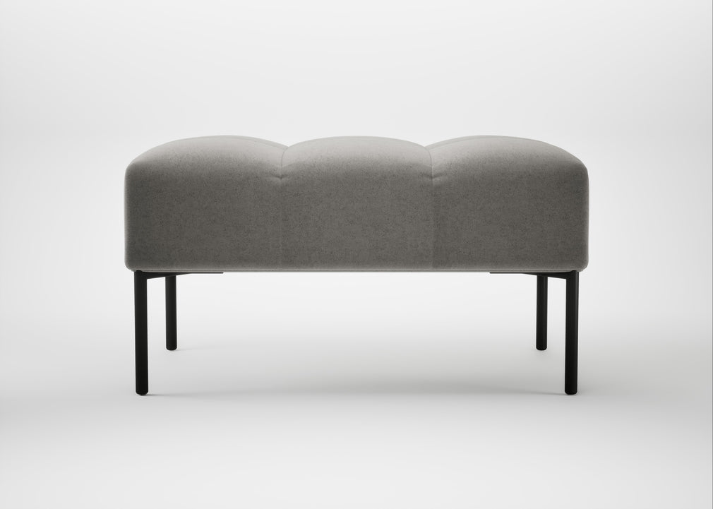 Quadro Ottoman Nobilis Velvet Dolphin / Black