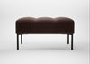 Quadro Ottoman Nobilis Velvet Espresso / Black