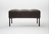 Quadro Ottoman Nobilis Velvet Sable / Black