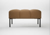 Quadro Ottoman Siena Cotton Clay / Black