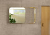 Good Vibes Mirror Brass