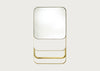 Good Vibes Mirror Brass