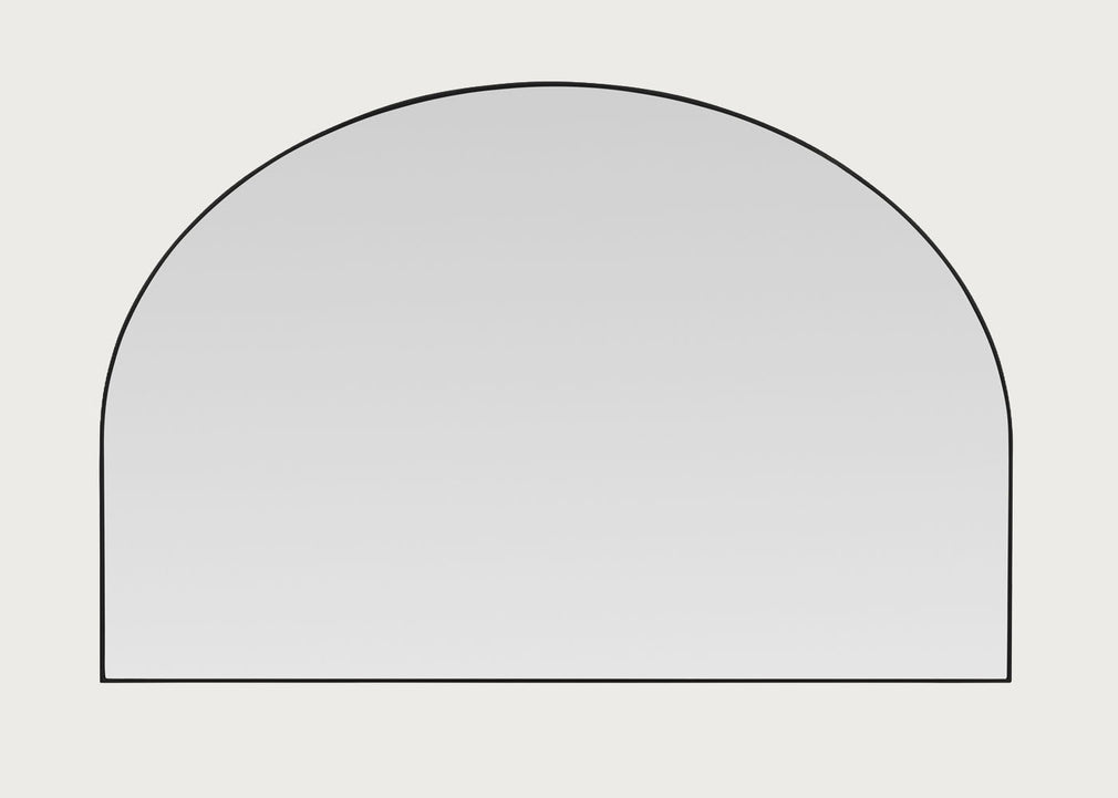 Fine Edge Mirror Over Mantle