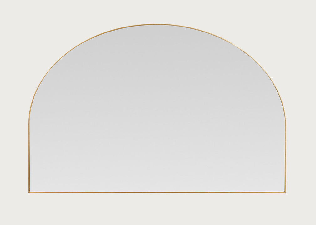 Fine Edge Mirror Over Mantle