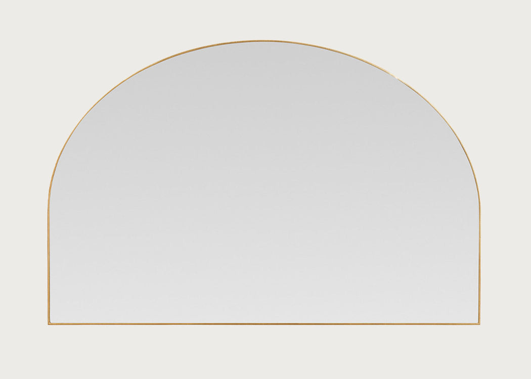 Fine Edge Mirror Over Mantle