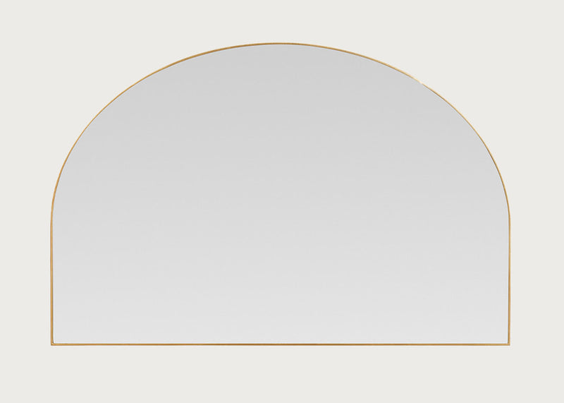 Fine Edge Mirror Over Mantle