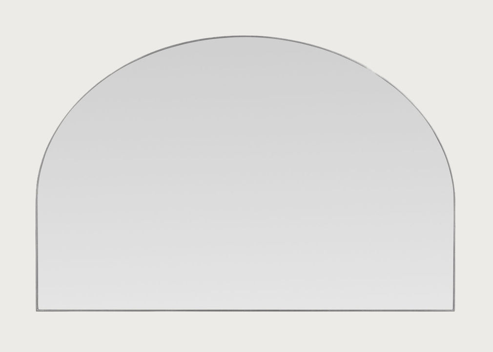 Fine Edge Mirror Over Mantle