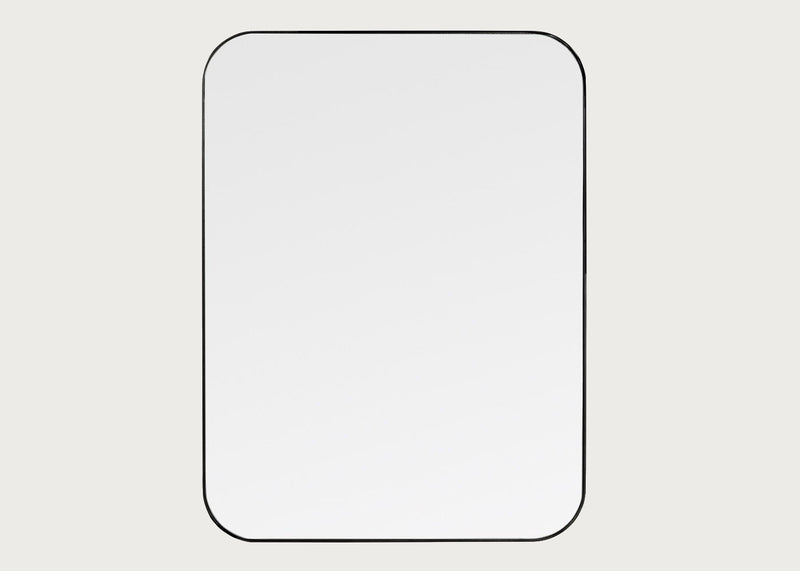 Fine Edge Mirror Rectangle Curved