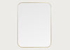 Fine Edge Mirror Rectangle Curved
