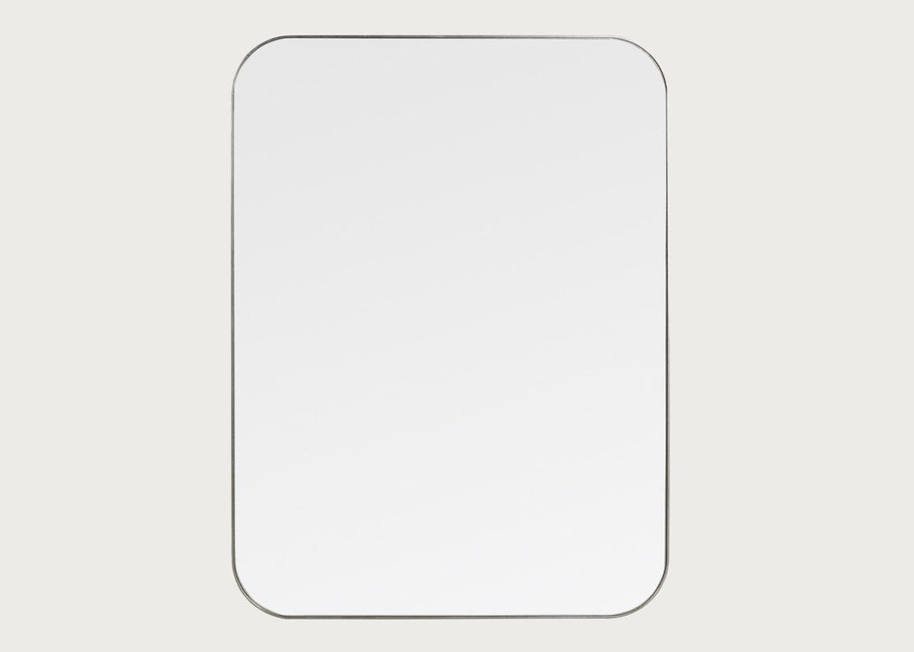 Fine Edge Mirror Rectangle Curved