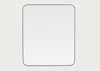 Fine Edge Mirror Rectangle Curved