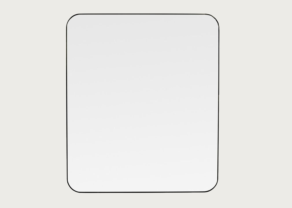 Fine Edge Mirror Rectangle Curved