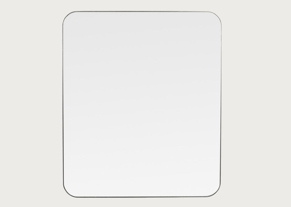 Fine Edge Mirror Rectangle Curved