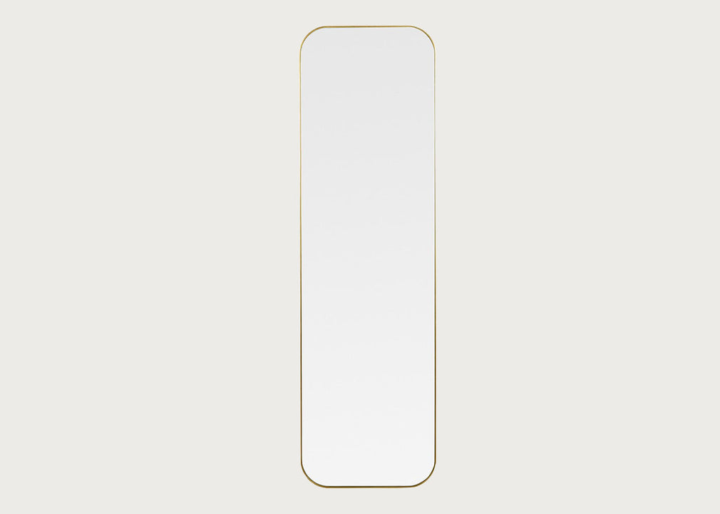 Fine Edge Mirror Rectangle Curved