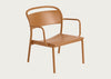 Linear Outdoor Steel Lounge Armchair