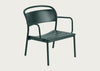Linear Outdoor Steel Lounge Armchair
